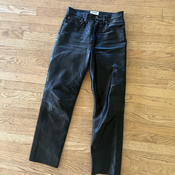 AGOLDE LEATHER 90'S PINCH WAIST - Picture 6 of 10